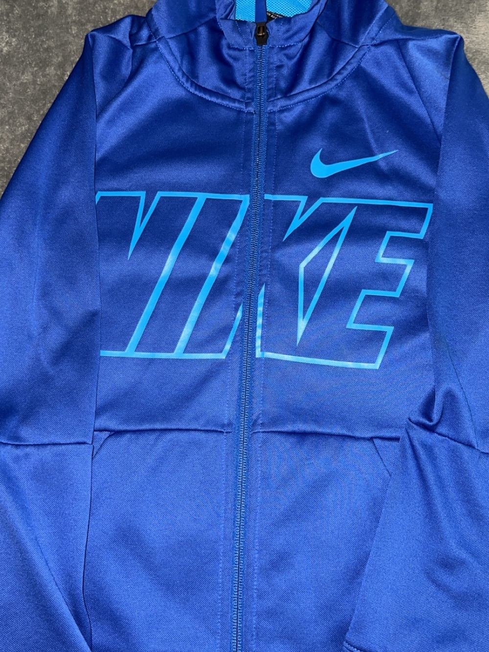 Nike Boys Royal Blue Full-Zip Jacket